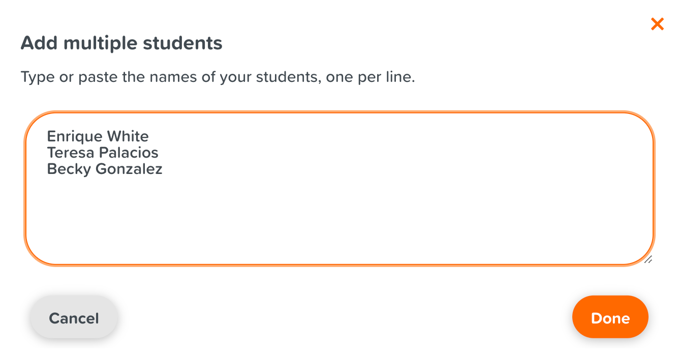 Add multiple students to section